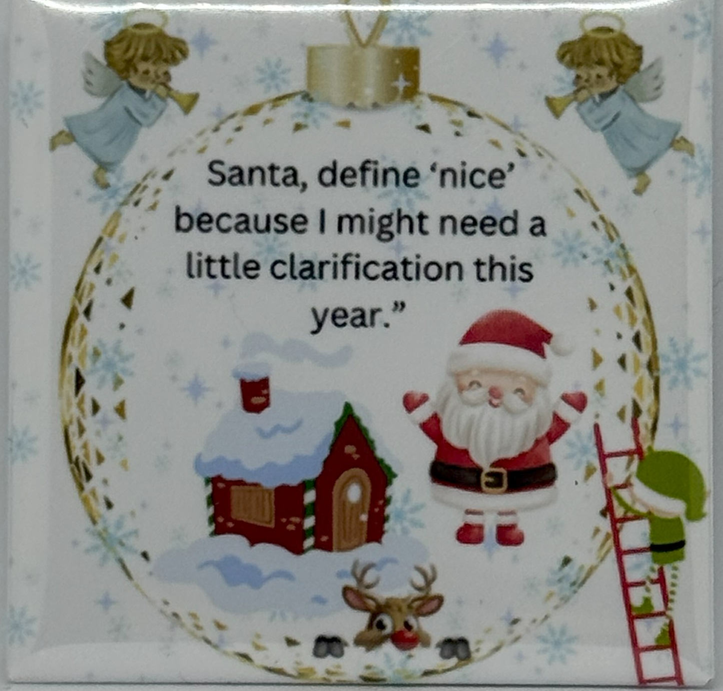 Funny Christmas Quotes (Set of 9+1)